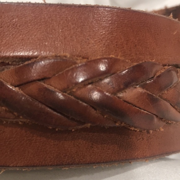 Unbranded brown leather belt size M - Picture 1 of 3